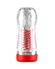 PDX ELITE - STROKER VIEWTUBE 2 SPIRALE COMPRESSION TRANSPARENT