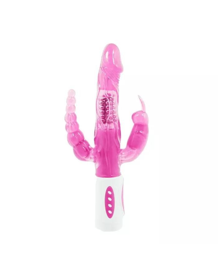 BAILE - PRETTY BUNNY TRIPLE VIBRATEUR ROTATEUR BAILE - PRETTY BUNNY TRIPLE VIBRATEUR ROTATEUR