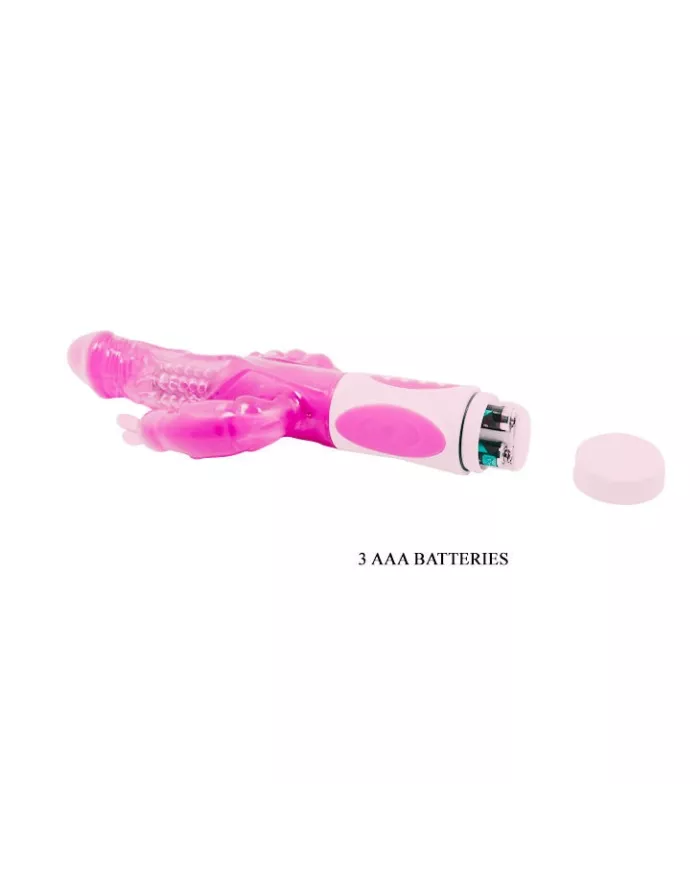 BAILE - PRETTY BUNNY TRIPLE VIBRATEUR ROTATEUR BAILE - PRETTY BUNNY TRIPLE VIBRATEUR ROTATEUR