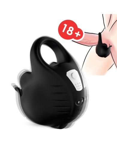 ARMONY - ANNEAU VIBRATEUR VENTOUSES NOIR