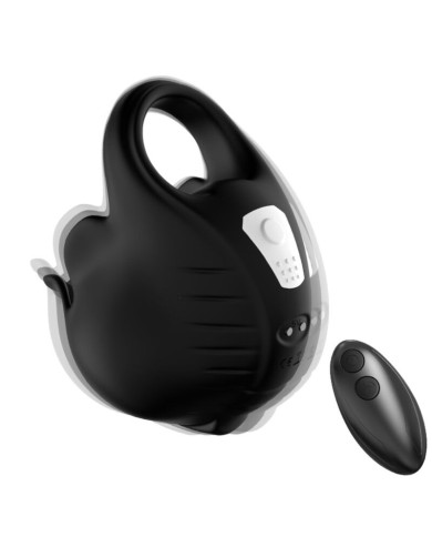 ARMONY - ANNEAU VIBRATEUR À VENTOUSES TÉLÉCOMMANDE NOIR