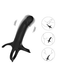 ARMONY - GODE AVEC ANNEAU ET VIBRATEUR TÉLÉCOMMANDE NOIR