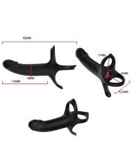 ARMONY - GODE AVEC ANNEAU ET VIBRATEUR TÉLÉCOMMANDE NOIR