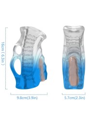 ARMONY - MASTURBATEUR DOIGT & VIBRATEUR BLEU GRADIENT