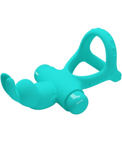 PRETTY LOVE - ANNEAU VIBRATEUR LAPIN VERT FIGGY