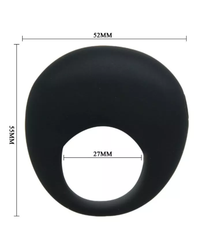 PRETTY LOVE - TRAP ANNEAU VIBRATEUR NOIR