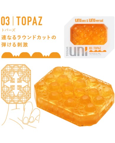 TENGA - PACK DE DÉS DÉS POUR MASTURBATEUR UNI VARIETY 4 UNITÉS