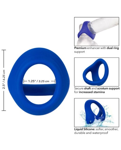 CALEXOTICS - ADMIRAL COCK BALL DOUBLE ANNEAU BLEU