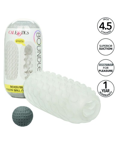 CALEXOTICS - BOUNDLESS RÉVERSIBLE SQUISHY BALL STROKE JAUNE