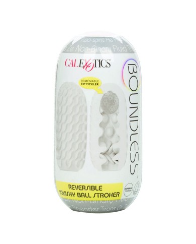 CALEXOTICS - BOUNDLESS RÉVERSIBLE SQUISHY BALL STROKE JAUNE