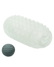 CALEXOTICS - BOUNDLESS RÉVERSIBLE SQUISHY BALL STROKE JAUNE