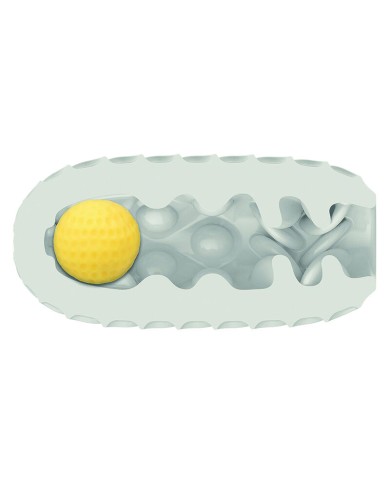 CALEXOTICS - BOUNDLESS SQUISHY RÉVERSIBLE BALL STROKE GRIS