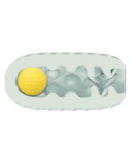 CALEXOTICS - BOUNDLESS SQUISHY RÉVERSIBLE BALL STROKE GRIS