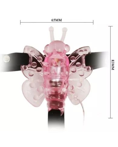 BAILE - HARNAIS AVEC PAPILLON VIBRANT MULTIVITESSES