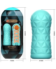 PRETTY LOVE - MASTURBATEUR VICTORIA CASPAR VERT AQUA