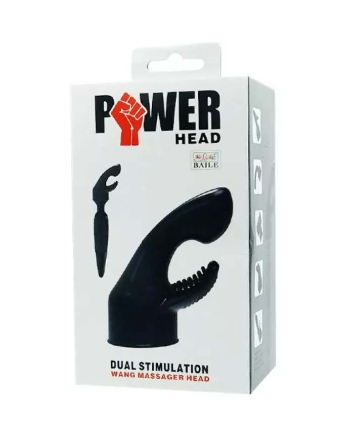 BAILE - POWER HEAD TÊTE INTERCAMBIABLE POUR MASSEURSTIMULATION DU POINT GY ET CLITORIS BAILE - POWER HEAD TÊTE INTERCAMBIABLE POUR MASSEURSTIMULATION DU POINT GY ET CLITORIS