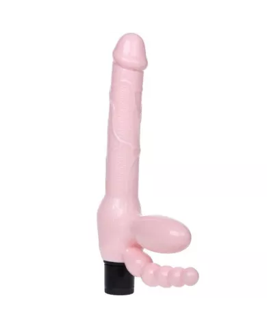 BAILE - HARNAIS SANS CORDE TPR AVEC VIBRATION ET STIMULATION ANAL 25.4 CM