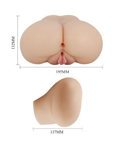 CRAZY BULL - VIBRATEUR VAGIN ET ANUS LUNA RÉALISTE