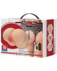 CRAZY BULL - VIBRATEUR RÉALISTE VAGIN ET ANUS KYLIE