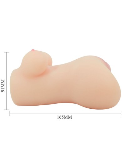 CRAZY BULL - VIBRATEUR VAGIN ET ANUS RÉALISTE HANNAH