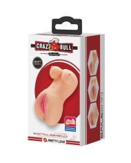 CRAZY BULL - VIBRATEUR VAGIN ET ANUS RÉALISTE HANNAH