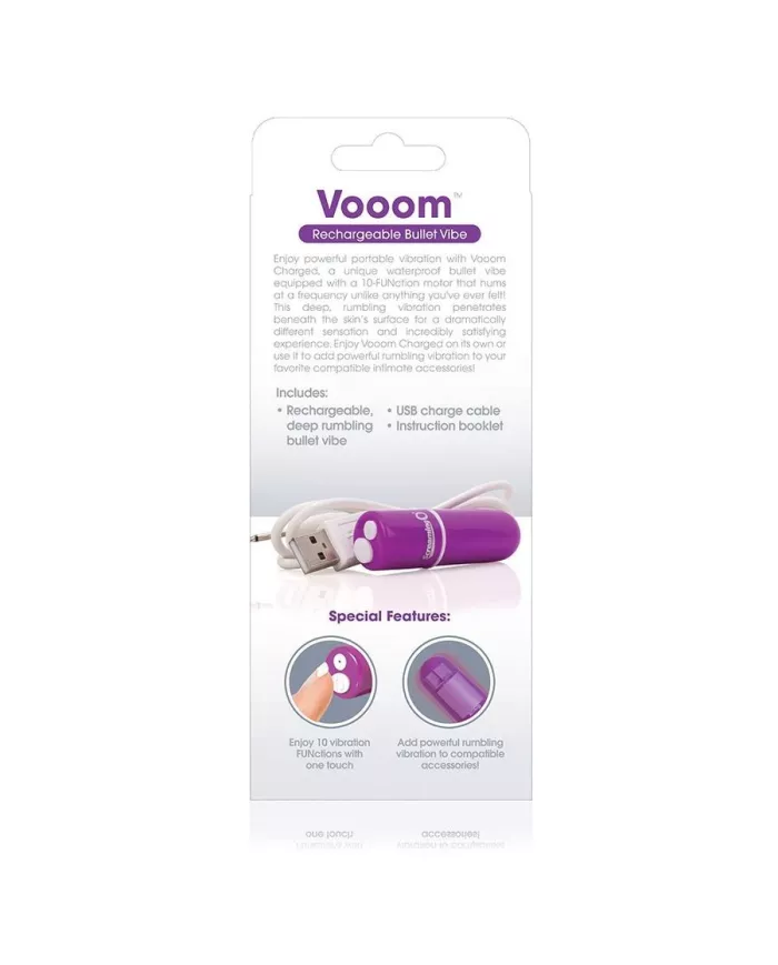 SCREAMING O - BALA VIBREURA RECHARGEABLE VOOOM VIOLET SCREAMING O - BALA VIBREURA RECHARGEABLE VOOOM VIOLET
