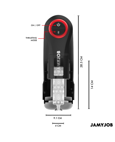 JAMYJOB - MASTURBATEUR VAGIN AUTOMATIQUE PAR GRAVITÉ 5 MODES D'ASPIRATION