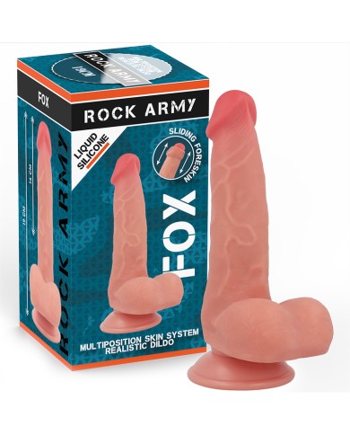 ROCKARMY - RENARD EN SILICONE LIQUIDE 19 CM -O- 3,2 CM