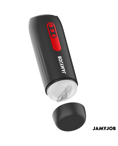 JAMYJOB - MASTURBATEUR VAGIN AUTOMATIQUE PHANTOM 5 MODES D'ASPIRATION ET DE POUSSE