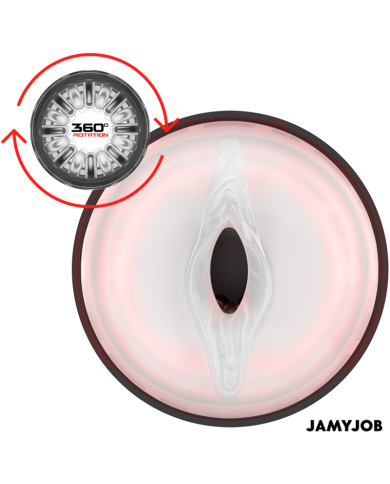 JAMYJOB - MASTURBATEUR VAGIN AUTOMATIQUE CYCLONE 10 MODES DE ROTATION ET DE POUSSÉE