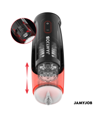 JAMYJOB - MASTURBATEUR VAGIN AUTOMATIQUE STORM 10 MODES DE ROTATION ET DE POUSSÉE