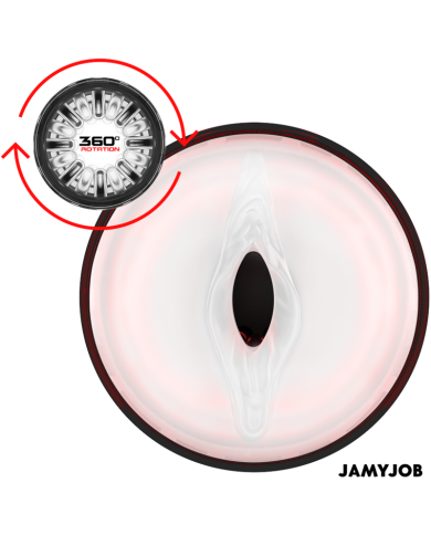JAMYJOB - MASTURBATEUR VAGIN AUTOMATIQUE STORM 10 MODES DE ROTATION ET DE POUSSÉE