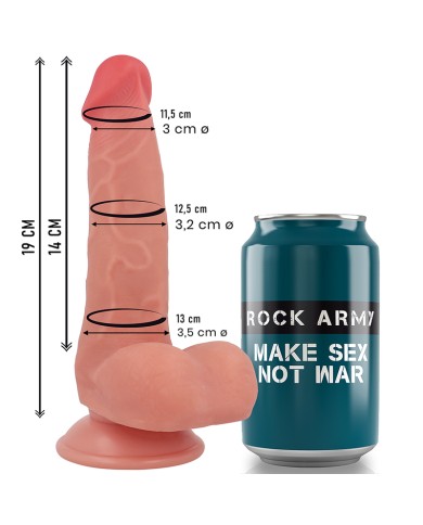ROCKARMY - RENARD EN SILICONE LIQUIDE 19 CM -O- 3,2 CM