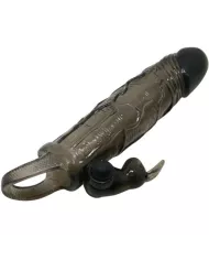 BAILE - COUVRE-PÉNIS BRAVE MAN AVEC LAPIN NOIR 16.5 CM BAILE - COUVRE-PÉNIS BRAVE MAN AVEC LAPIN NOIR 16.5 CM