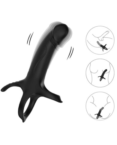 ARMONY - GODE AVEC ANNEAU ET VIBRATEUR NOIR