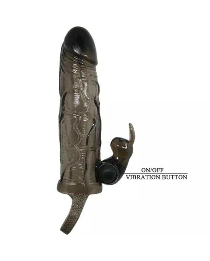 BAILE - COUVRE-PÉNIS BRAVE MAN AVEC LAPIN NOIR 16.5 CM BAILE - COUVRE-PÉNIS BRAVE MAN AVEC LAPIN NOIR 16.5 CM