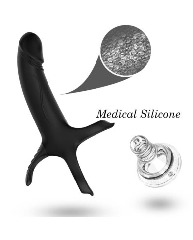 ARMONY - GODE AVEC ANNEAU ET VIBRATEUR NOIR