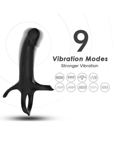ARMONY - GODE AVEC ANNEAU ET VIBRATEUR NOIR