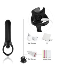 ARMONY - GODE AVEC ANNEAU ET VIBRATEUR NOIR