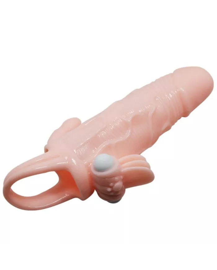 BAILE - COUVRE-PÉNIS BRAVE MAN AVEC CHAIR DE STIMULATION CLIT ET ANAL 16.5 CM BAILE - COUVRE-PÉNIS BRAVE MAN AVEC CHAIR DE STIMULATION CLIT ET ANAL 16.5 CM