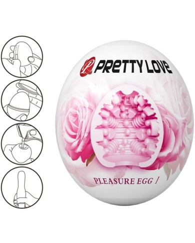 PRETTY LOVE - MASTURBATEUR POUR HOMME OEUF ROSE