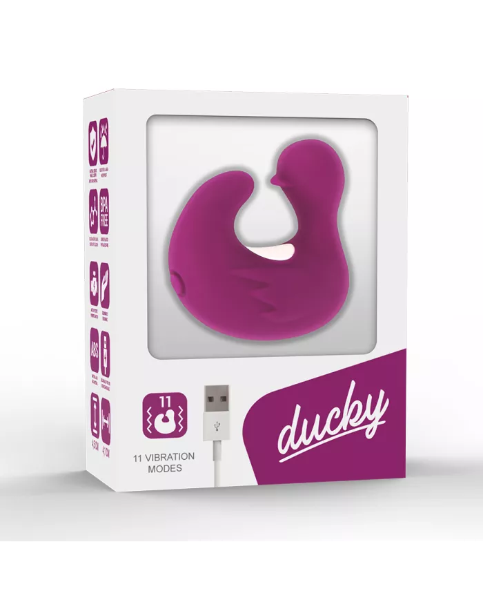 COVERME - DÉ À DÉS À CANARD RECHARGEABLE EN SILICONE STIMULANT DUCKYMANIA COVERME - DÉ À DÉS À CANARD RECHARGEABLE EN SILICONE STIMULANT DUCKYMANIA