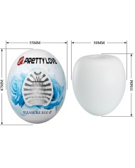 PRETTY LOVE - MASTURBATEUR POUR HOMME BLANC D'OEUF
