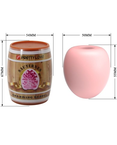 PRETTY LOVE - MASTURBATEUR POUR HOMME OEUF ROSE MODÈLE 2