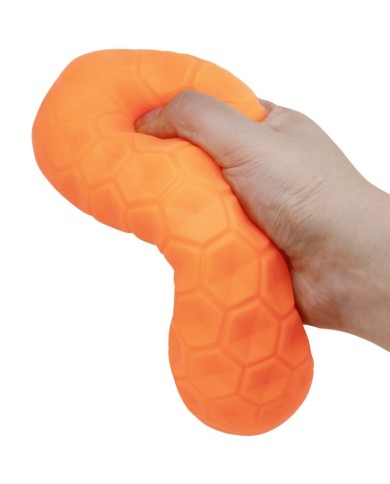 PRETTY LOVE - MASTURBATEUR POUR HOMME À DEUX BOULES ORANGE