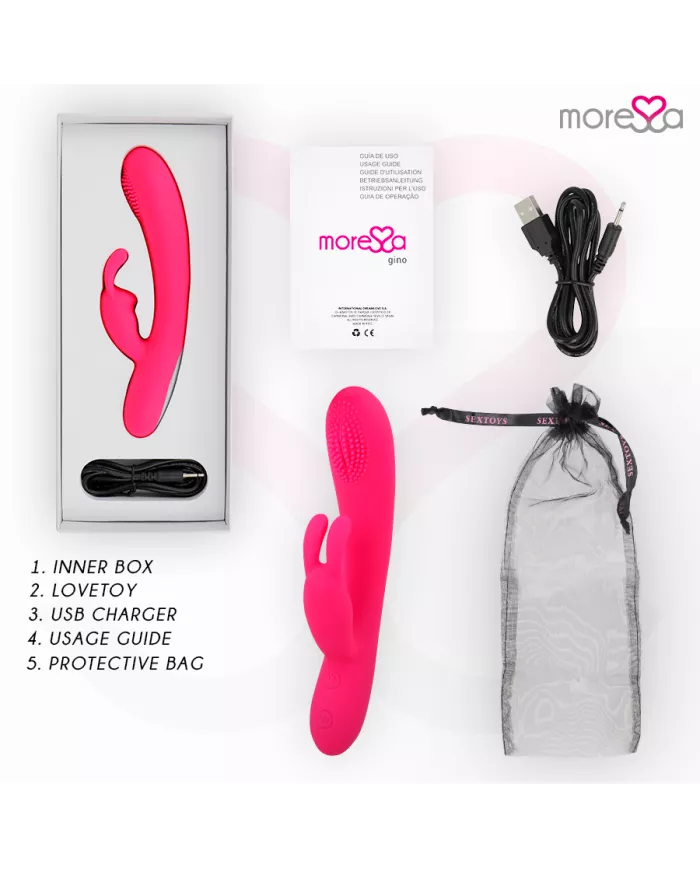 MORESSA - GINO RECHARGEABLE EN SILICONE PREMIUM