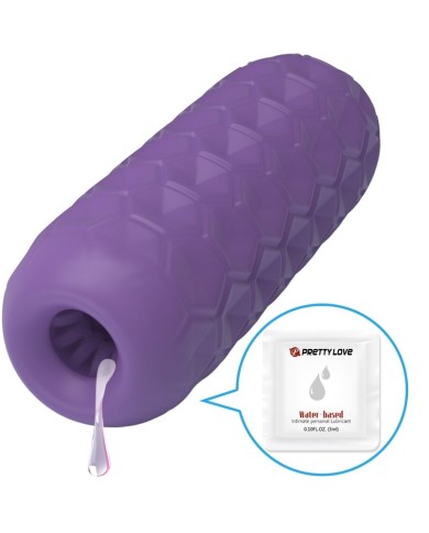 PRETTY LOVE - MASTURBATEUR POUR HOMME À DEUX BOULES VIOLET