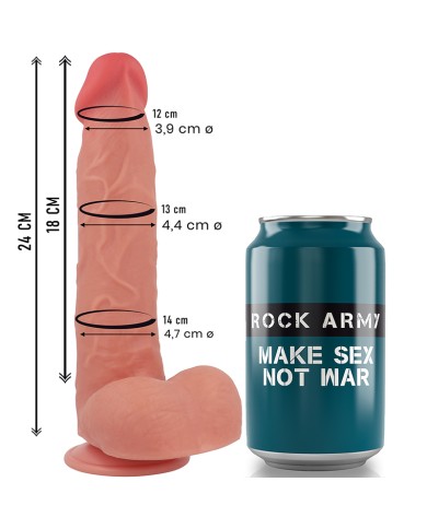 ROCKARMY - RAPTOR SILICONE LIQUIDE 24 CM -O- 4,4 CM