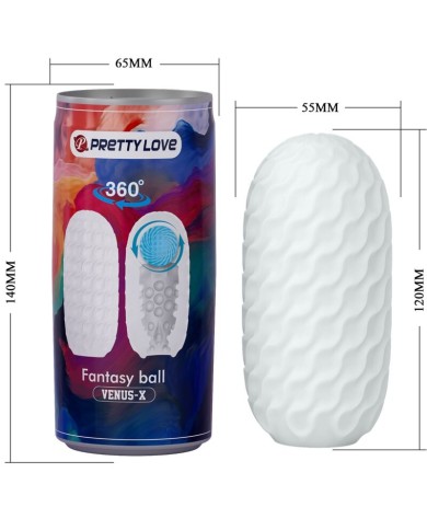 PRETTY LOVE - MASTURBATEUR HOMME VENUS X BLANC