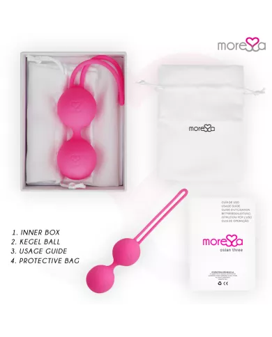 MORESSA - OSIAN TROIS SILICONE PREMIUM ROSE